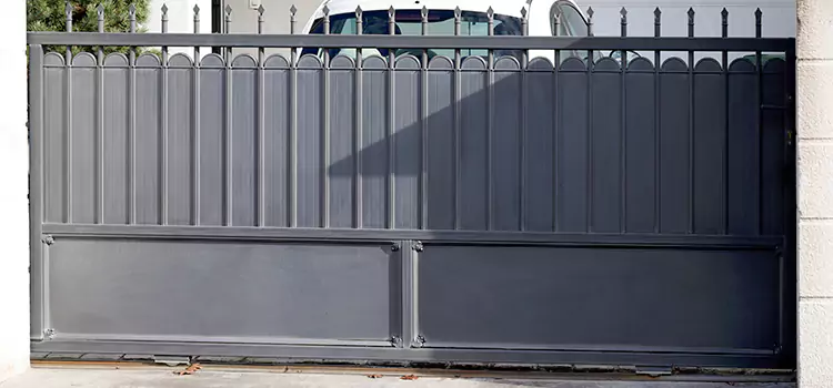 Metal Driveway Gate Installation Wilmette