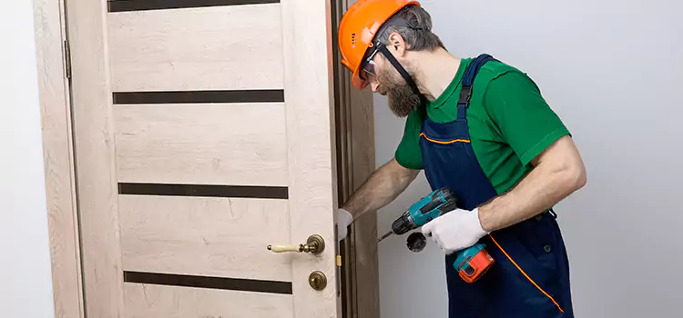 Replace Internal Door Handle with Lock Wilmette